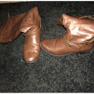 Brown boots